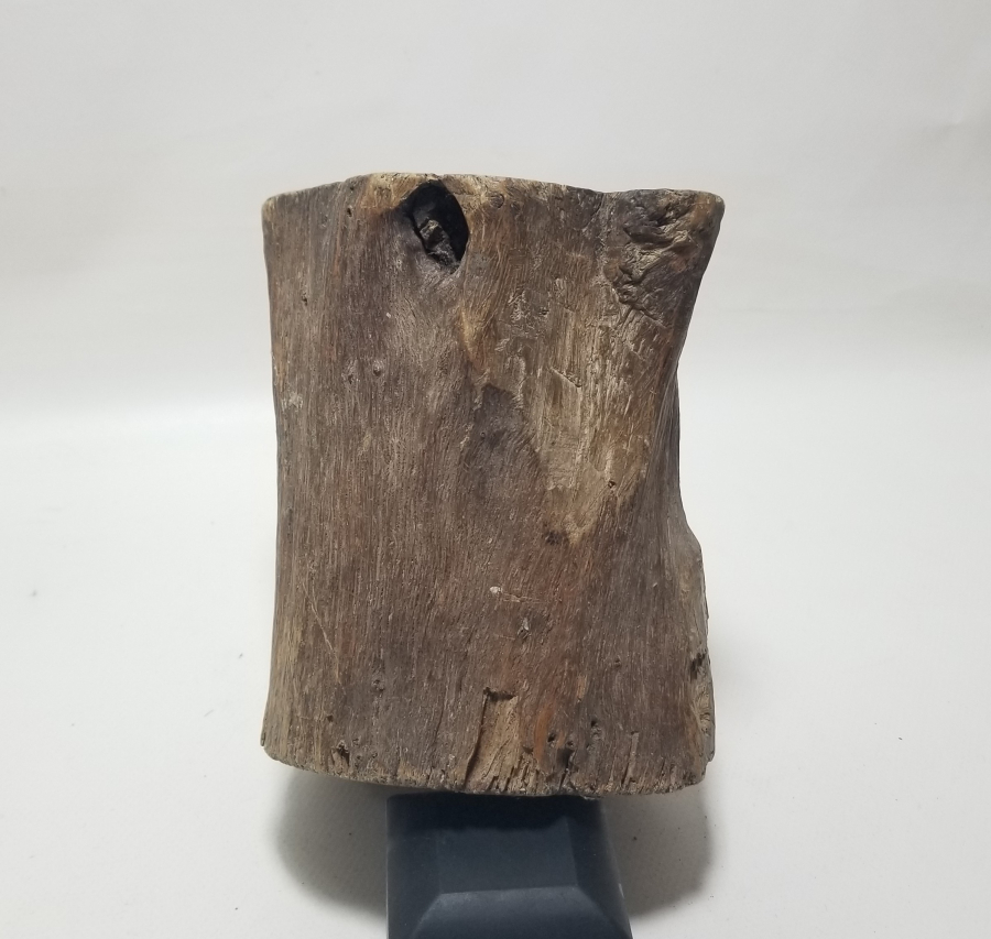 OSMANLI DÖNEMİ KÜTÜKTEN YAPILMIŞ PRİMİTİF AHŞAP DİBEK