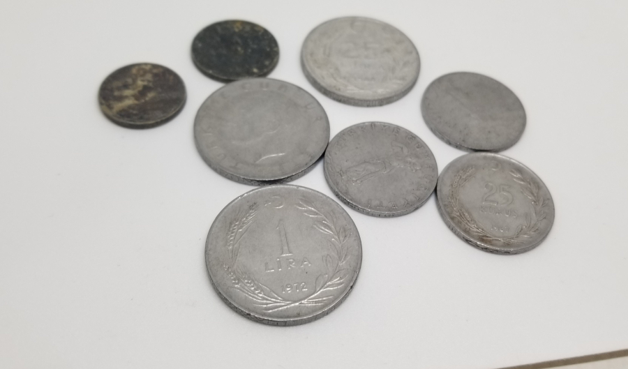 ANTİKA YERLİ PARA LOTU