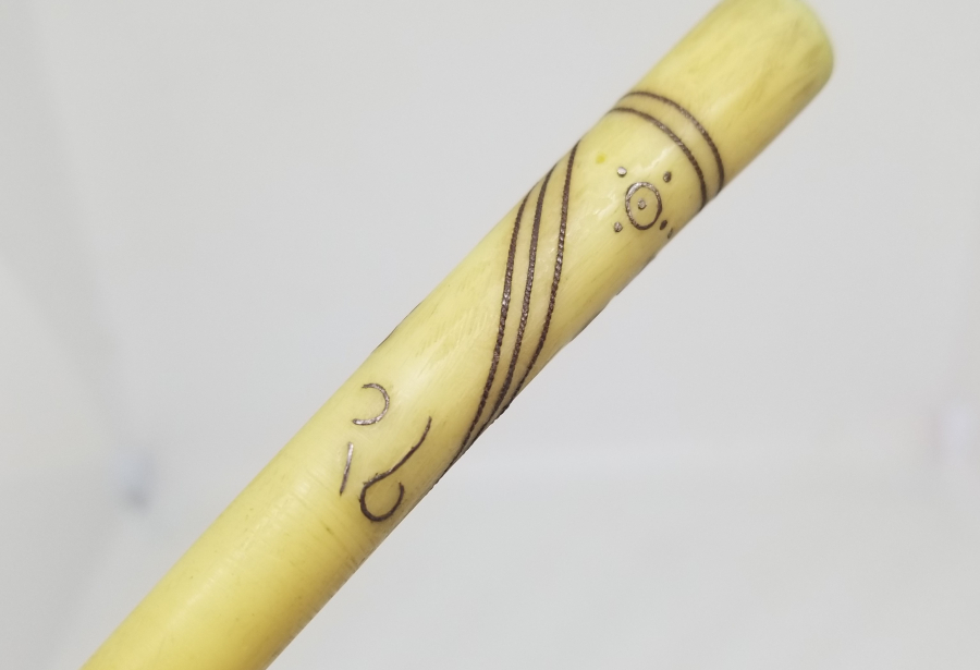 ÜZERİ OSMANLICA YAZILI VE AY YILDIZLI OSMANLI DÖNEMİ AFYON YAPIMI SİGARA AĞIZLIĞI