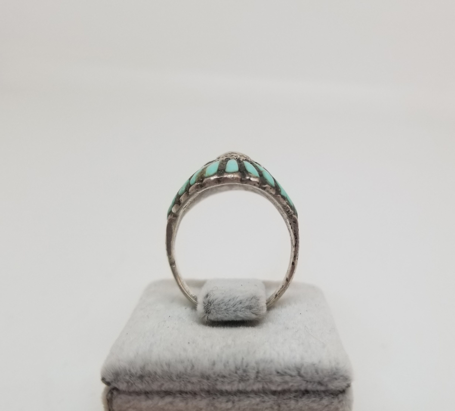 ÖZEL YAPIM GÜMÜŞ KIZILDERİLİ GÖRSELLİ YÜZÜK