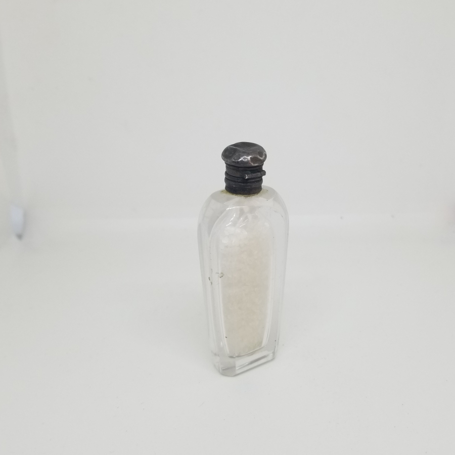 OSMANLI DÖNEMİ ÇOK NADİR GÜMÜŞ KAPAKLI GÜL YAĞI ŞİŞESİ