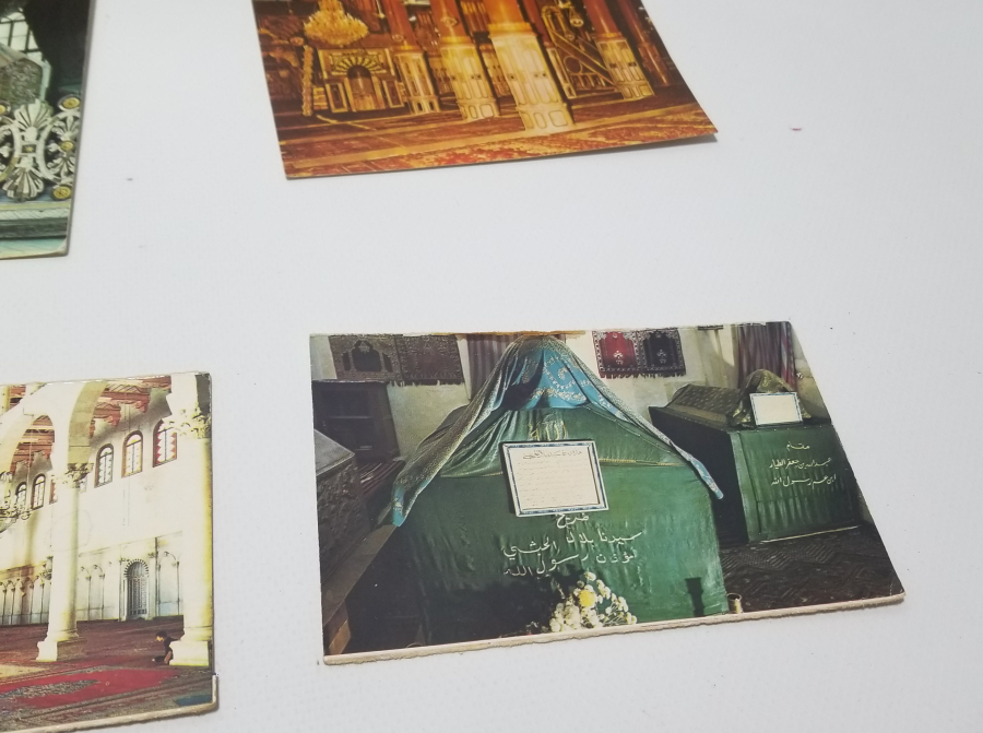 ÇEŞİTLİ ÖNEMLİ DİNİ YERLERİN GÖRSELLERİ BULUNAN ANTİKA KARTPOSTAL LOTU