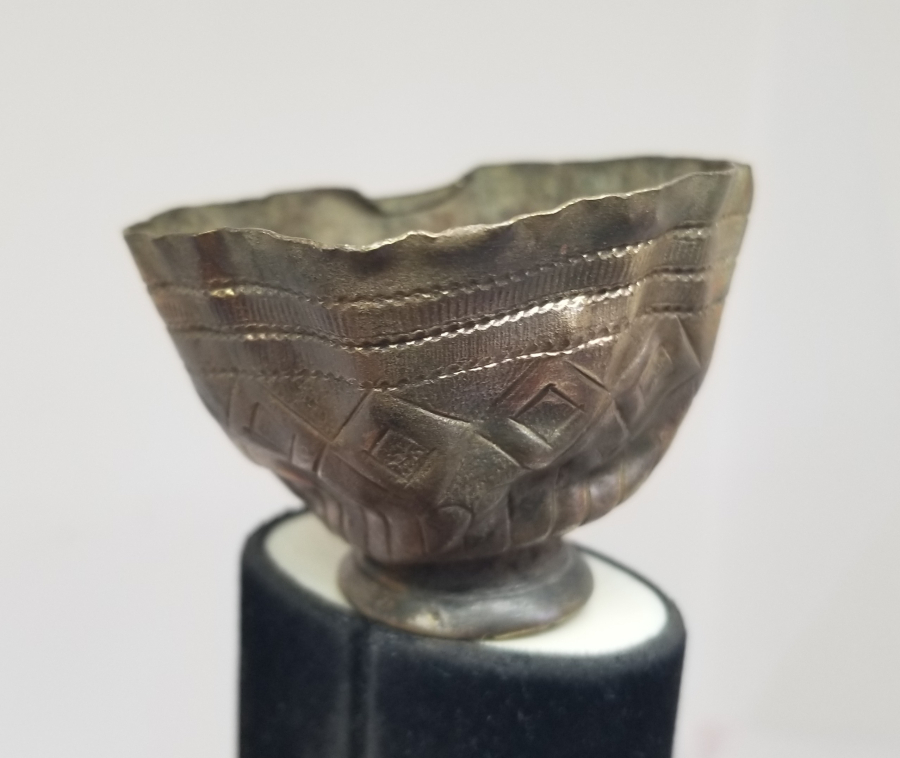 KALEM VE KABARTMA İŞÇİLİKLİ OSMANLI DÖNEMİ TOMBAK FİNCAN ZARFI