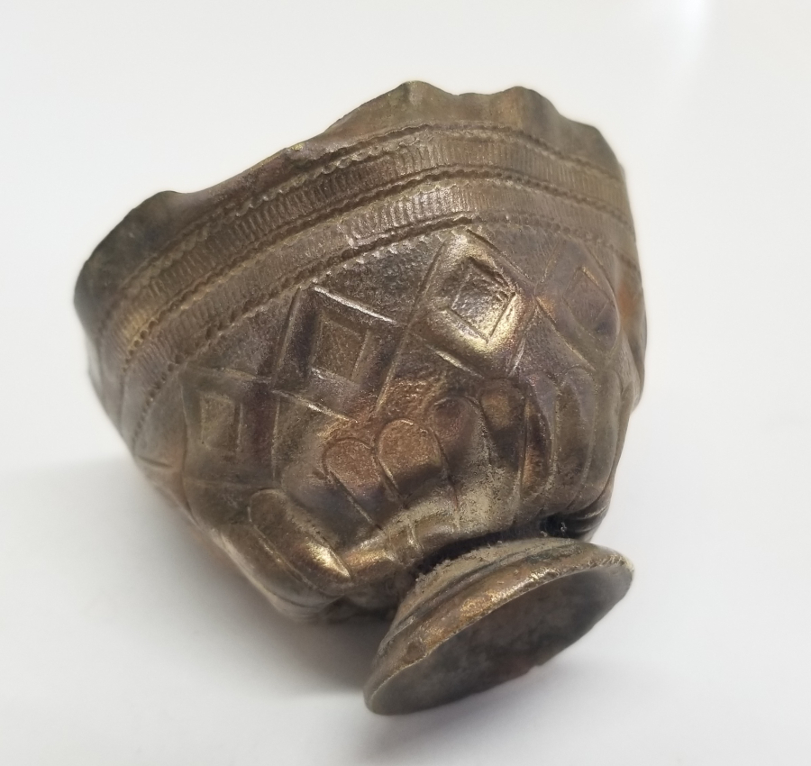 KALEM VE KABARTMA İŞÇİLİKLİ OSMANLI DÖNEMİ TOMBAK FİNCAN ZARFI