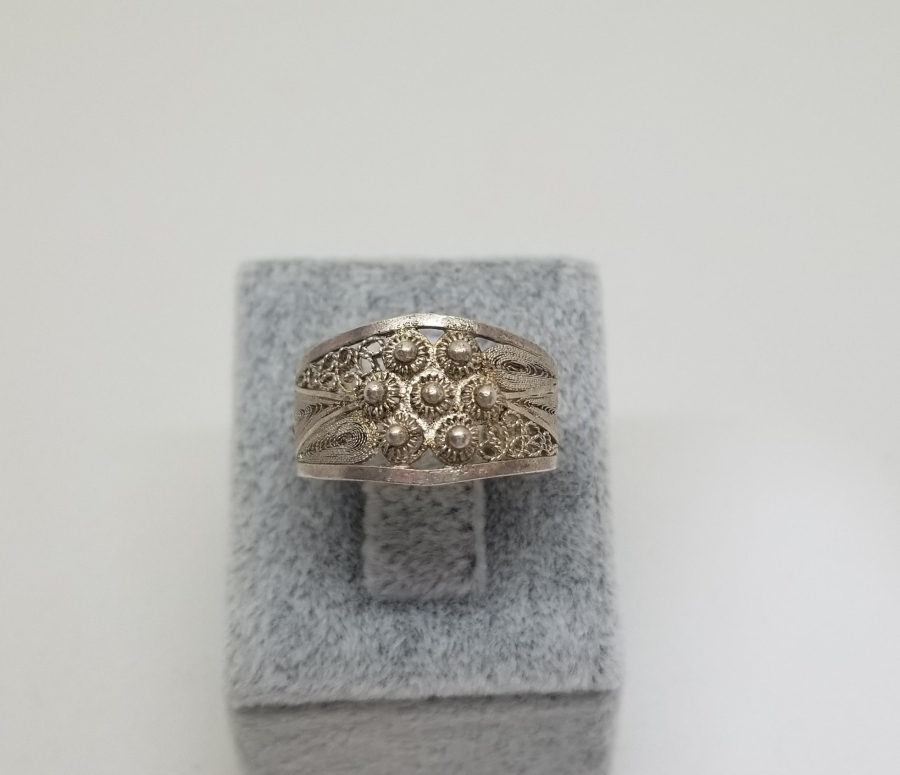 TELKARİ VE GÜHERZE İŞÇİLİKLİ OSMANLI DÖNEMİ GÜMÜŞ YÜZÜK