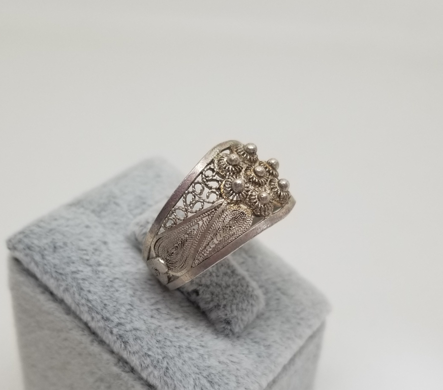 TELKARİ VE GÜHERZE İŞÇİLİKLİ OSMANLI DÖNEMİ GÜMÜŞ YÜZÜK