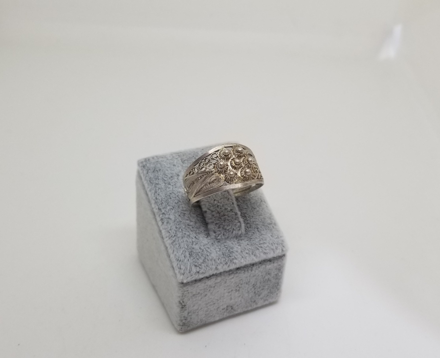 TELKARİ VE GÜHERZE İŞÇİLİKLİ OSMANLI DÖNEMİ GÜMÜŞ YÜZÜK