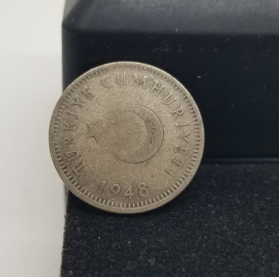 1948 YILI GÜMÜŞ 50 KURUŞ - CUMHURİYETİMİZİN SON GÜMÜŞ PARASI