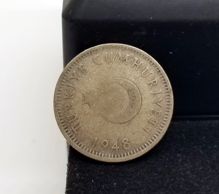 1948 YILI GÜMÜŞ 50 KURUŞ - CUMHURİYETİMİZİN SON GÜMÜŞ PARASI