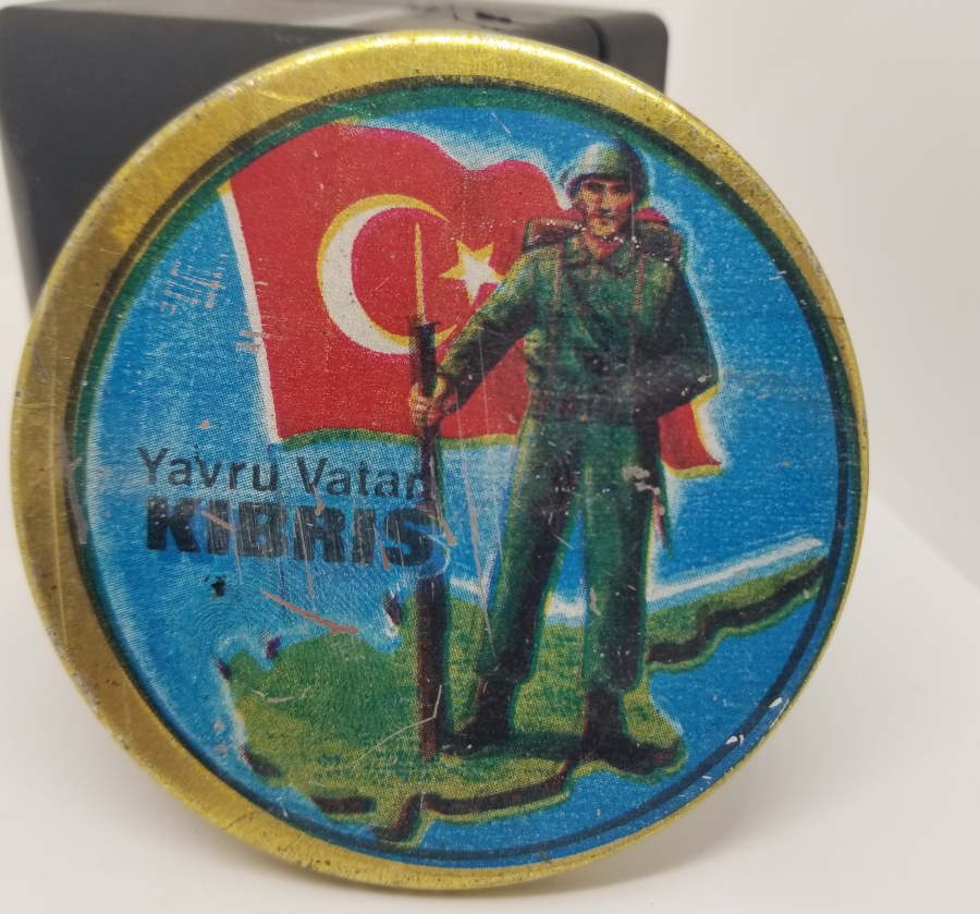 KIBRIS HATIRASI ANTİKA ASKER AYNASI