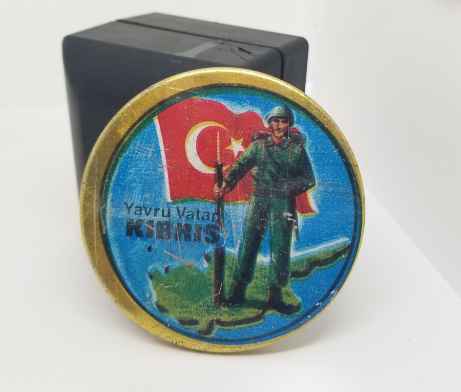 KIBRIS HATIRASI ANTİKA ASKER AYNASI