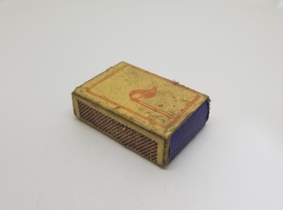 ÜZERİ OSMANLICA YAZILI İÇİ DOLU ÇOK NADİR OSMANLI DÖNEMİ KİBRİT