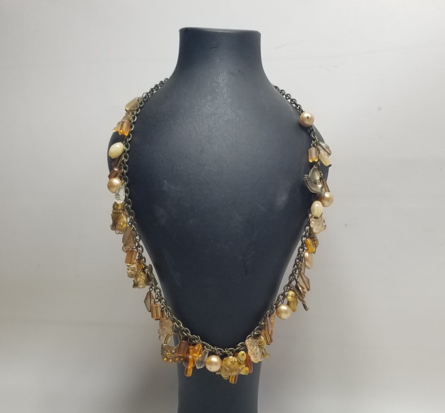 AVRUPA YAPIMI ANTİKA BİJUTERİ GERDANLIK