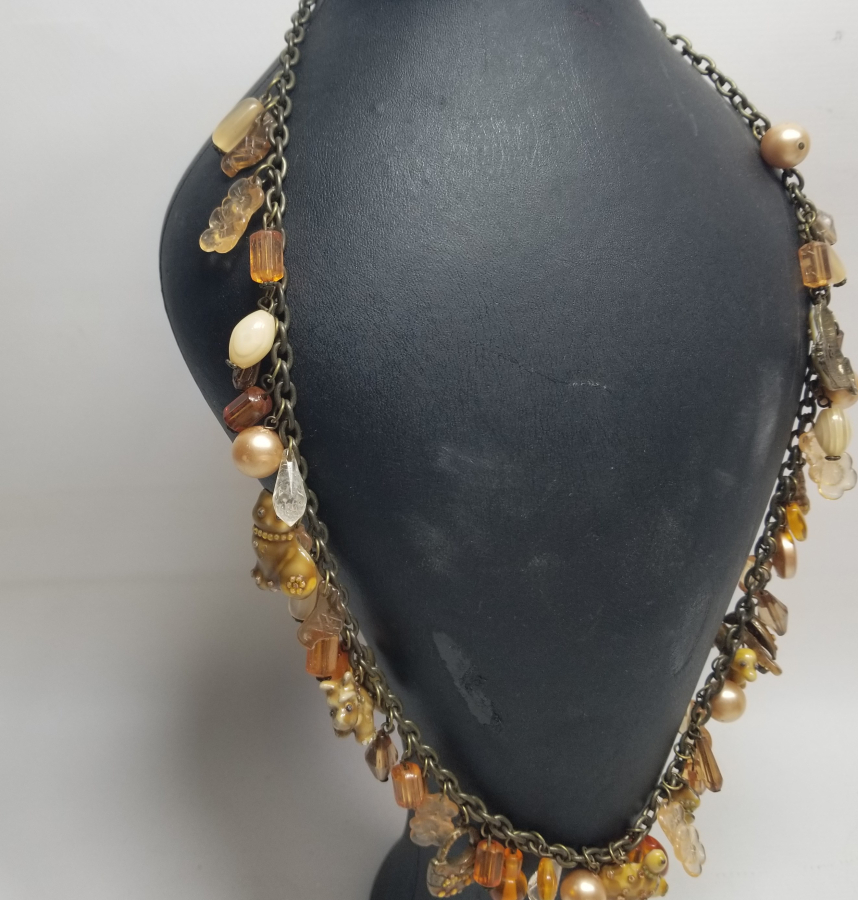 AVRUPA YAPIMI ANTİKA BİJUTERİ GERDANLIK