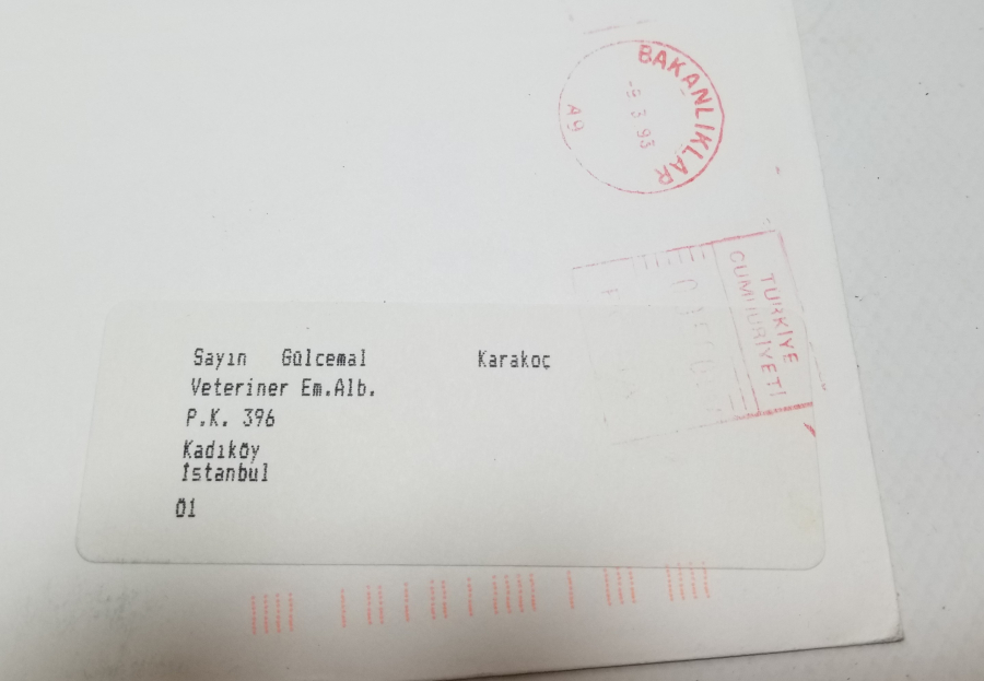 BAŞBAKAN SÜLEYMAN İMZALI BAYRAM TEBRİK KARTI