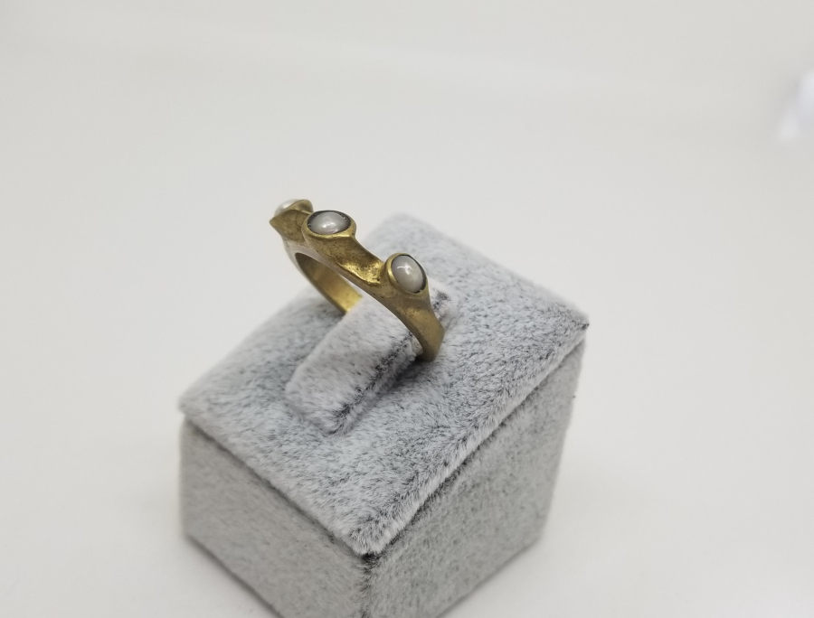 ÖZEL YAPIM OSMANLI DÖNEMİ İNCİLİ YÜZÜK