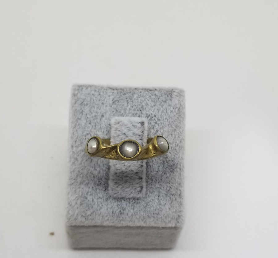 ÖZEL YAPIM OSMANLI DÖNEMİ İNCİLİ YÜZÜK