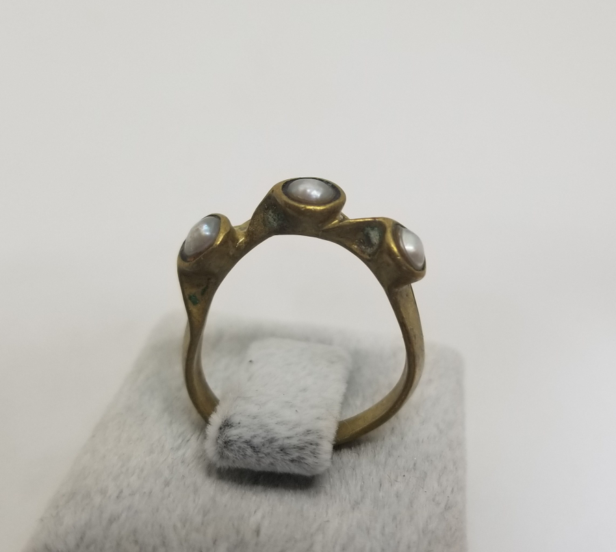 ÖZEL YAPIM OSMANLI DÖNEMİ İNCİLİ YÜZÜK