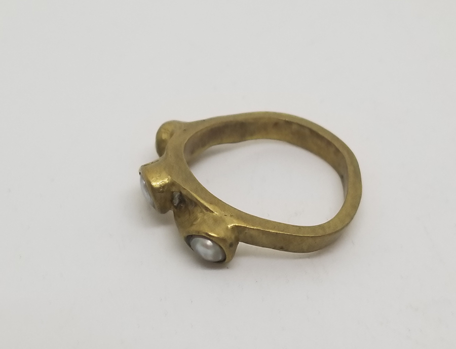 ÖZEL YAPIM OSMANLI DÖNEMİ İNCİLİ YÜZÜK