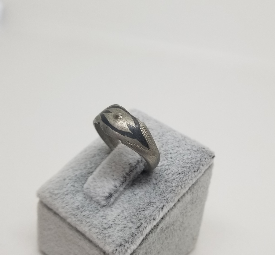 OSMANLI DÖNEMİ VAN ERMENİ USTA YAPIMI GÜMÜŞ NAZAR YÜZÜĞÜ