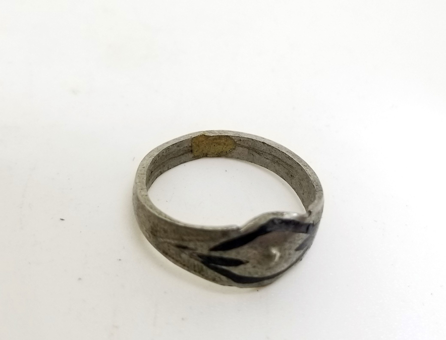 OSMANLI DÖNEMİ VAN ERMENİ USTA YAPIMI GÜMÜŞ NAZAR YÜZÜĞÜ