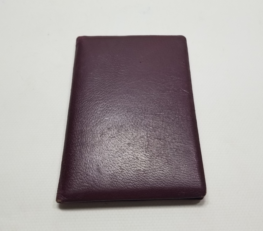 CUMHURİYET BAŞLARI VARAKLI CİLDİNDE OSMANLICA EVLİLİK CÜZDANI