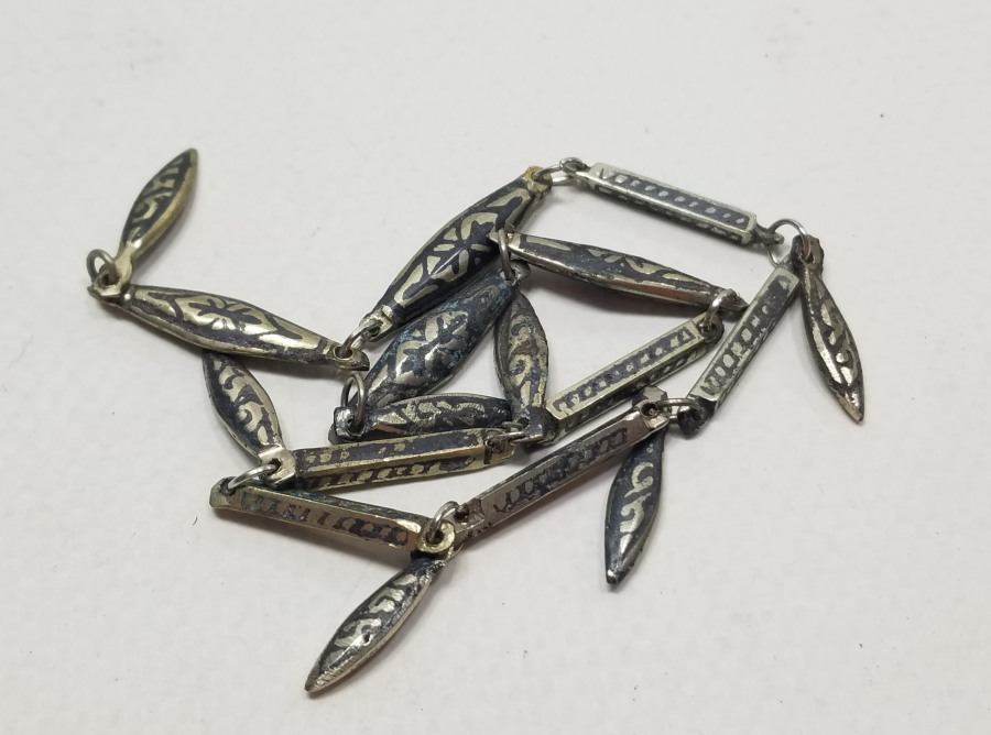 OSMANLI DÖNEMİ ESKİŞEHİR YAPIMI SAVATLI PARÇALARDAN DİZAYN EDİLMİŞ GERDANLIK PARÇASI