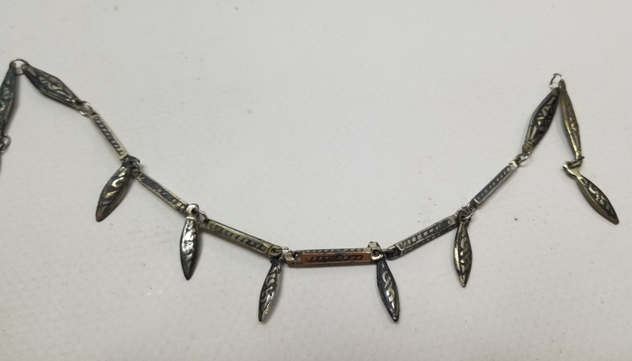 OSMANLI DÖNEMİ ESKİŞEHİR YAPIMI SAVATLI PARÇALARDAN DİZAYN EDİLMİŞ GERDANLIK PARÇASI