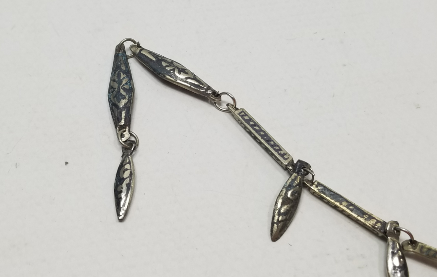 OSMANLI DÖNEMİ ESKİŞEHİR YAPIMI SAVATLI PARÇALARDAN DİZAYN EDİLMİŞ GERDANLIK PARÇASI