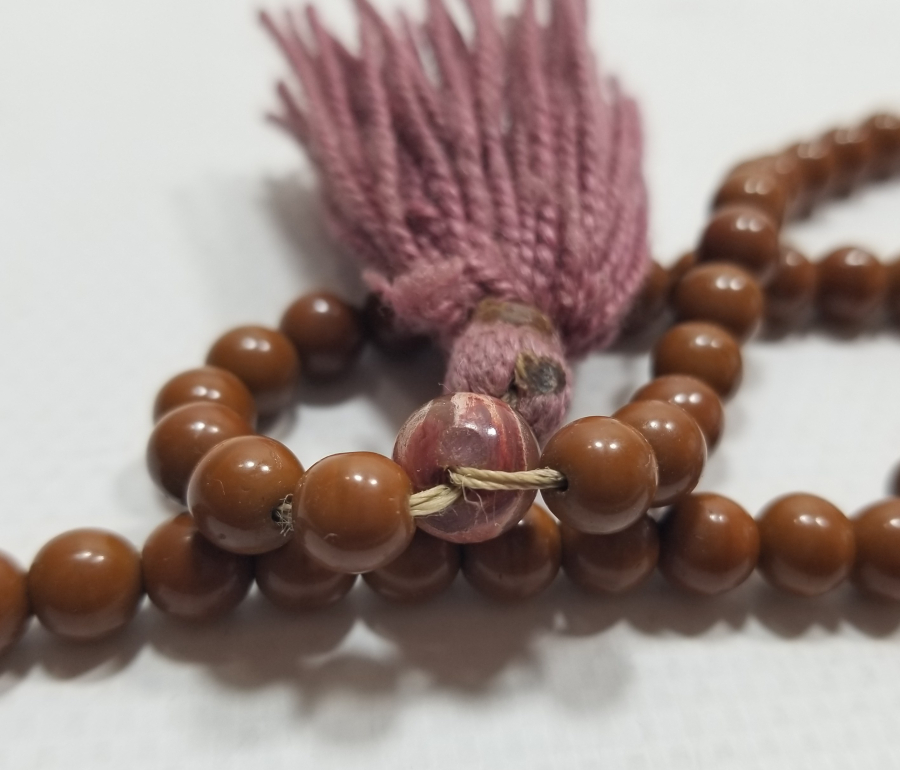 OSMANLI DÖNEMİ MERCANİ RENKTE 99LUK BEYKOZ NAMAZ TESPİHİ