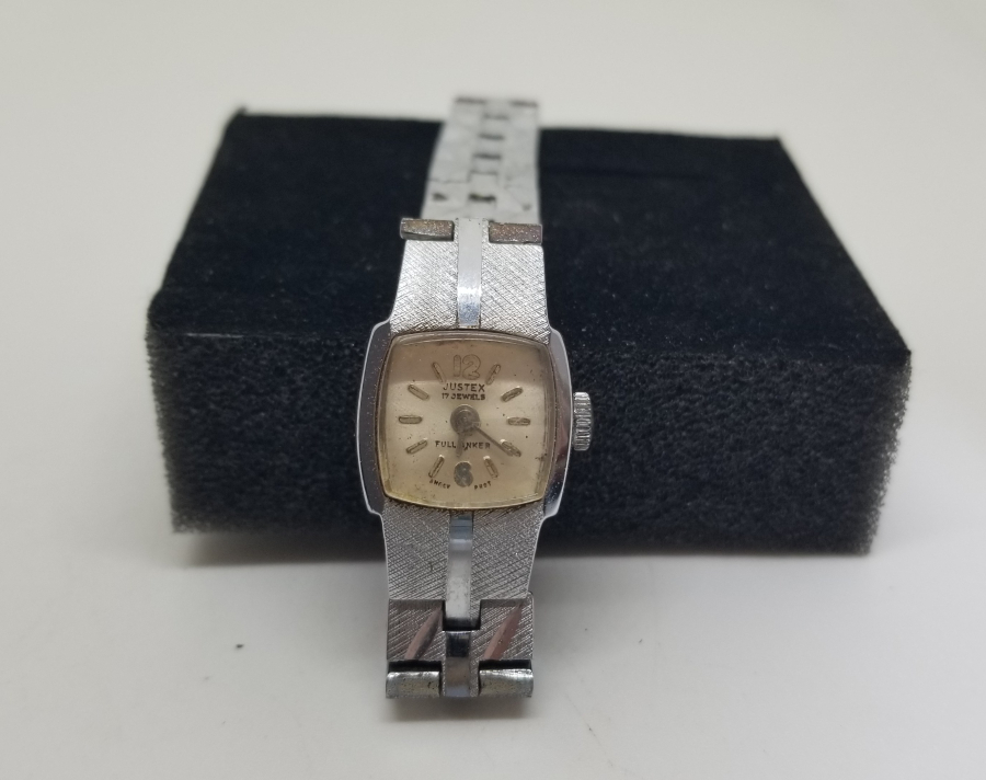 JUSTEX MARKA KURMALI ANTİKA KOL SAATİ