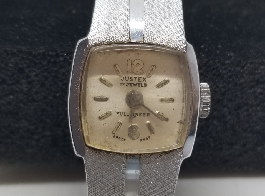 JUSTEX MARKA KURMALI ANTİKA KOL SAATİ