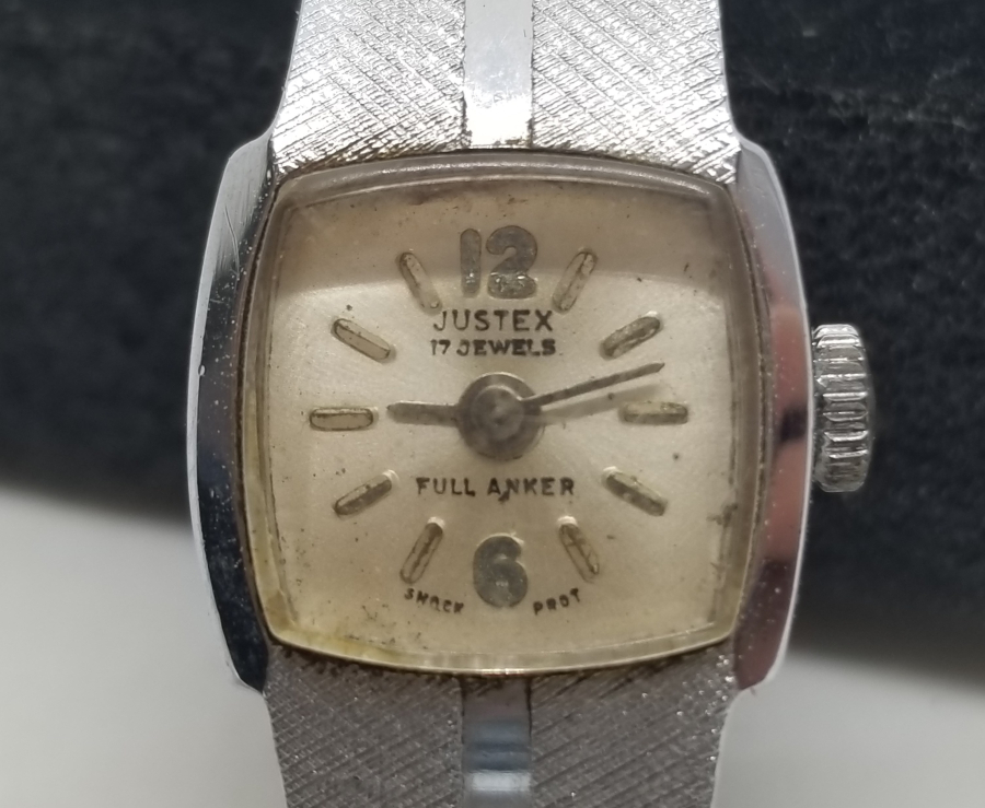 JUSTEX MARKA KURMALI ANTİKA KOL SAATİ