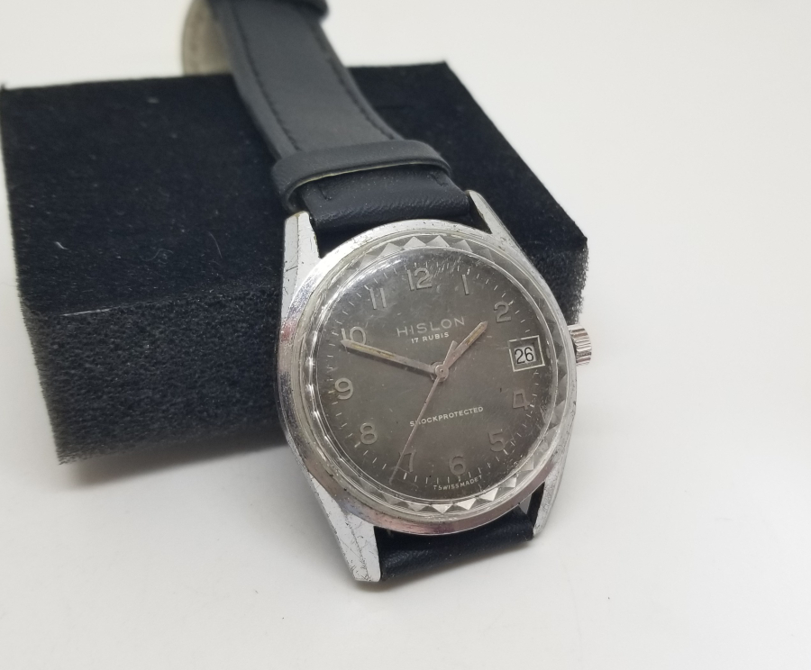 HISLON MARKA KURMALI ANTİKA SUBAY SAATİ KOL SAATİ
