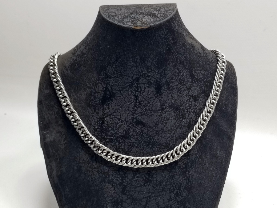 KALIN TİPTE GÜMÜŞ KAPLAMA KRAL ZİNCİRİ