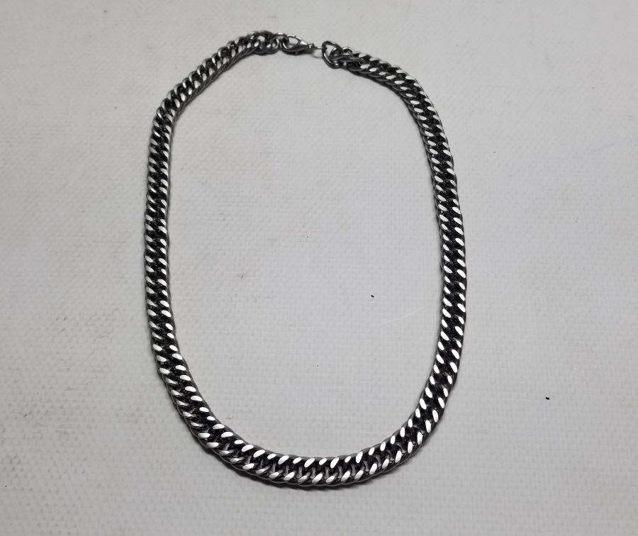 KALIN TİPTE GÜMÜŞ KAPLAMA KRAL ZİNCİRİ