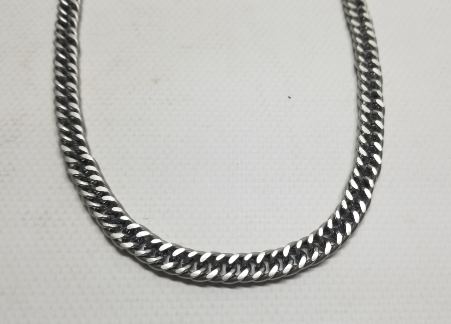 KALIN TİPTE GÜMÜŞ KAPLAMA KRAL ZİNCİRİ