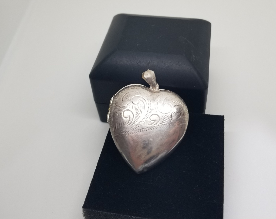 KALEM İŞÇİLİKLİ ANTİKA GÜMÜŞ KOLYE FOTOĞRAFLIK