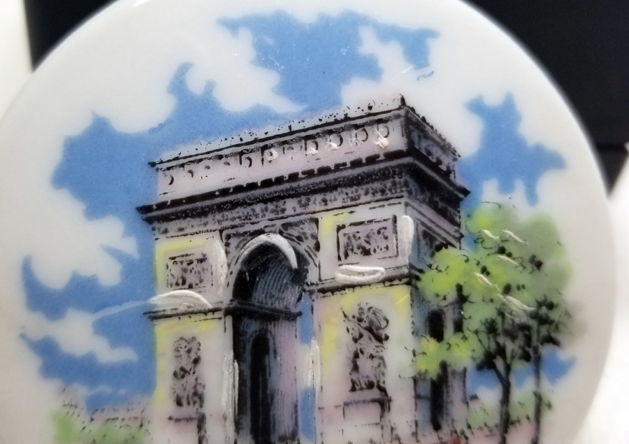 İSTANBUL ÜNİVERSİTESİ GİRİŞİ GÖRSELLİ SANATÇI İMZALI ÖZEL YAPIM LİMOGES DUVAR TABAĞI