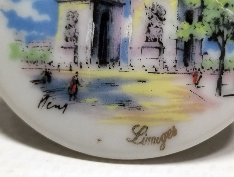 İSTANBUL ÜNİVERSİTESİ GİRİŞİ GÖRSELLİ SANATÇI İMZALI ÖZEL YAPIM LİMOGES DUVAR TABAĞI