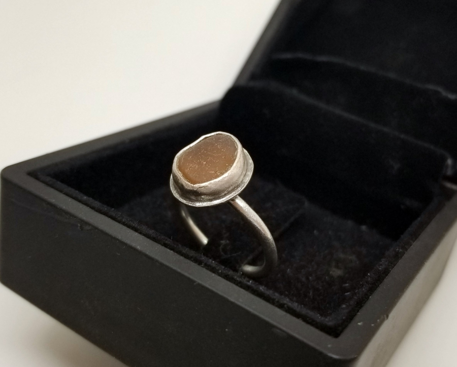 AKİK TAŞLI EL YAPIMI TÜRKMEN YÜZÜK