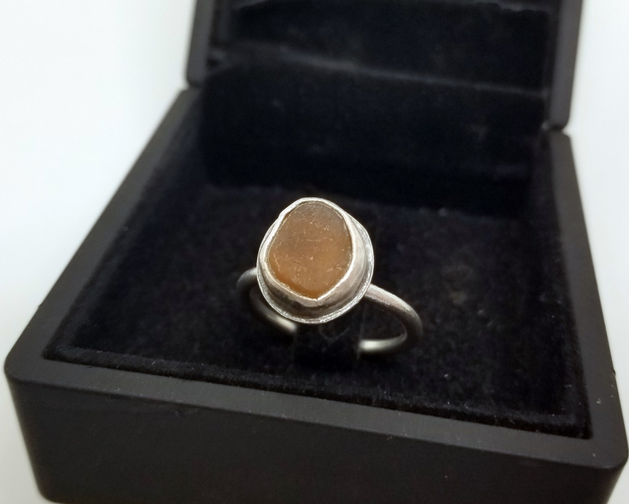 AKİK TAŞLI EL YAPIMI TÜRKMEN YÜZÜK