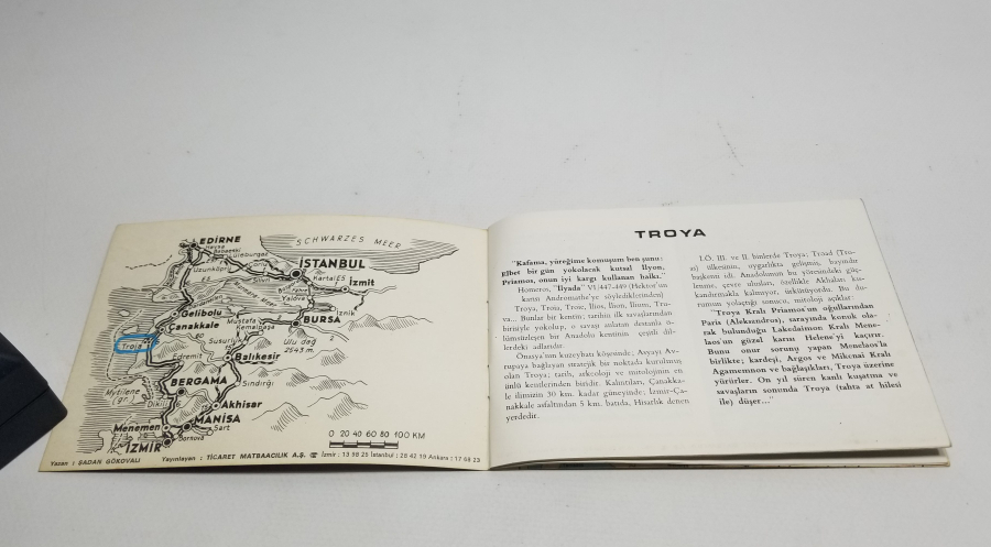 TROYA ANTİK KENTİ ANTİKA EL BROŞÜRÜ