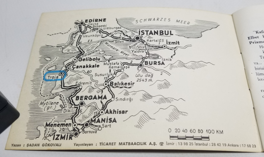 TROYA ANTİK KENTİ ANTİKA EL BROŞÜRÜ