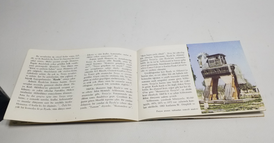 TROYA ANTİK KENTİ ANTİKA EL BROŞÜRÜ