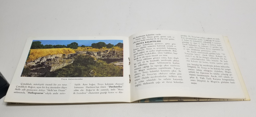 TROYA ANTİK KENTİ ANTİKA EL BROŞÜRÜ