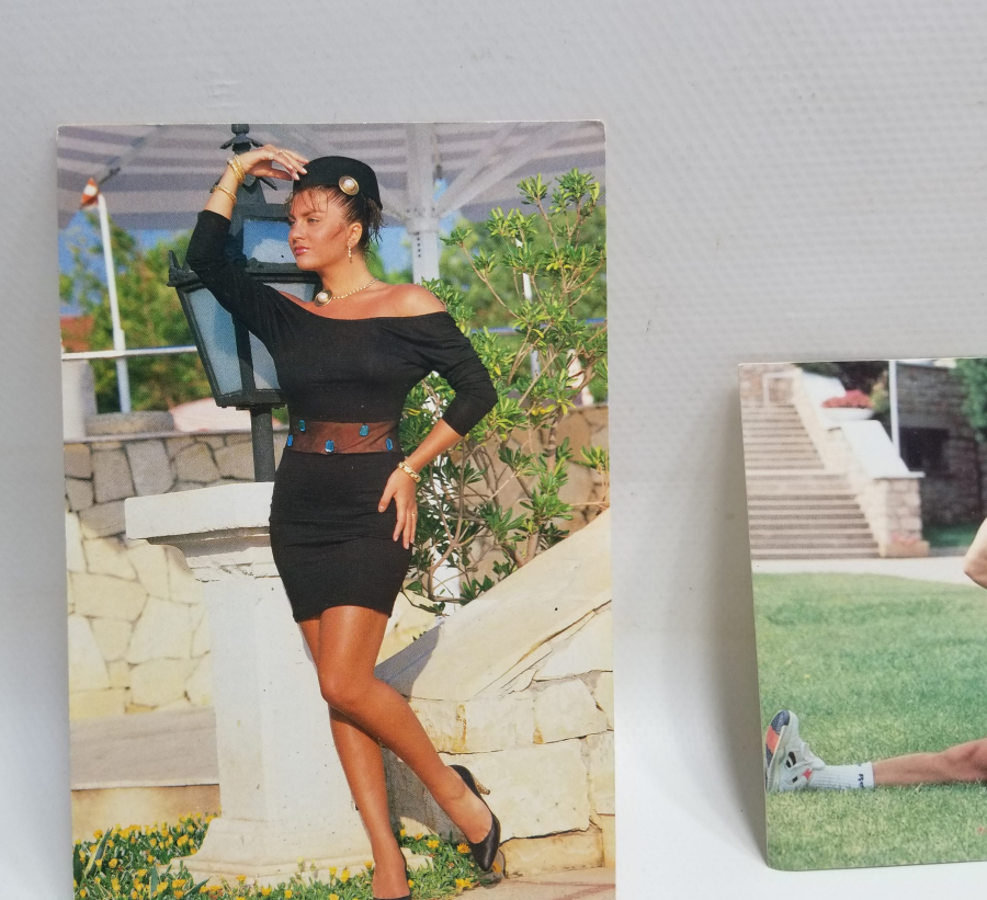 5 ADET ANTİKA ÜNLÜLER KARTPOSTALI