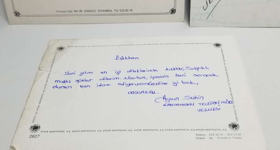 5 ADET ANTİKA ÜNLÜLER KARTPOSTALI