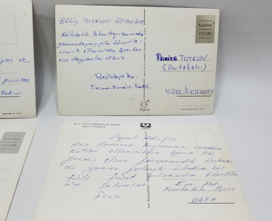 5 ADET ANTİKA ŞEHİR KARTPOSTALI