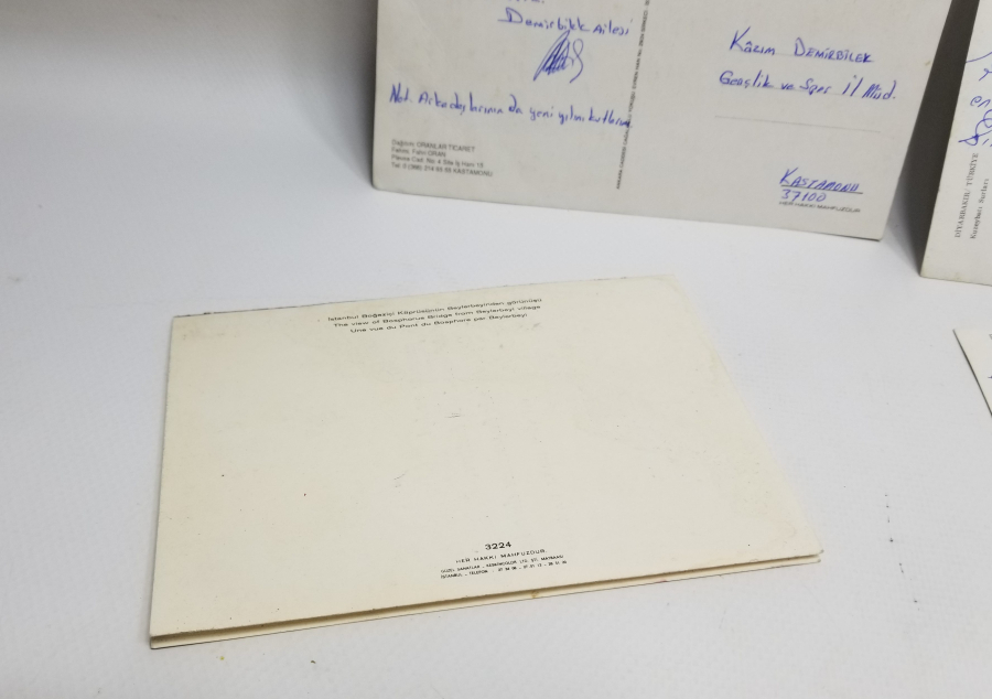 5 ADET ANTİKA ŞEHİR KARTPOSTALI